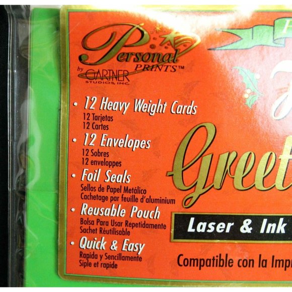 Gartner Studios Personal Prints Holiday Cards Snowman Customize Deb A Kirkeeide - Picture 4 of 4